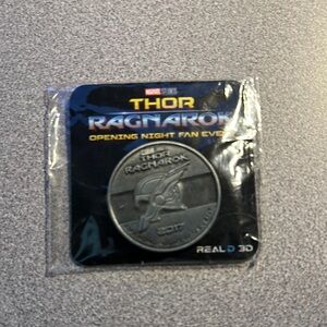 Thor Ragnarok Opening Night Fan Event Coin